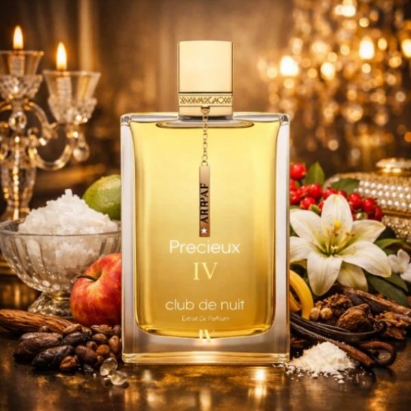 Precieux IV Club de Nuit 55ML – Extracto de Perfume Unisex Floral Gourmand | Cremoso, Elegante y Adictivo