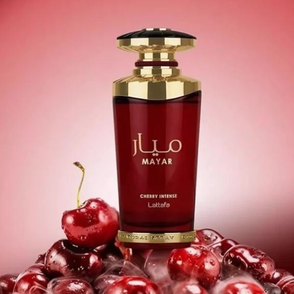 Mayar Cherry Intense Lattafa 100ML: Perfume Unisex Frutal y Floral de Larga Duración