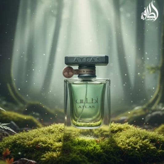 Atlas Lattafa Perfumes – Perfume Unisex Marino y Amaderado | Fresco, Mineral y Elegante