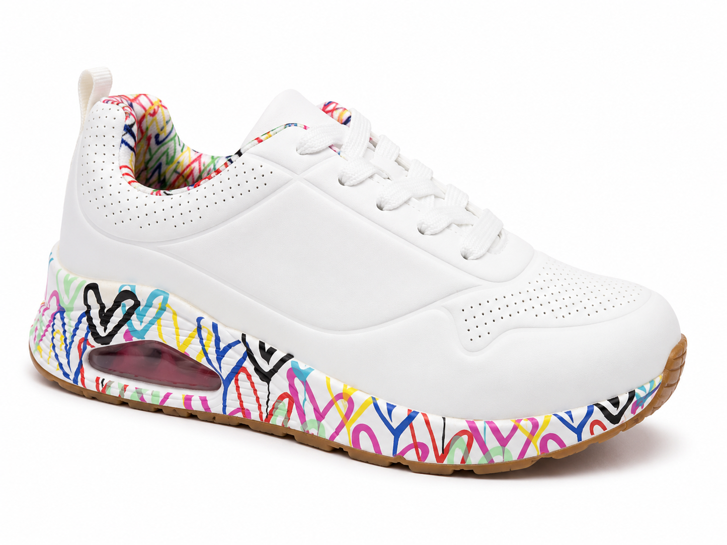 Zapatillas Plataforma Love Multicolor para Mujer – Diseño Exclusivo