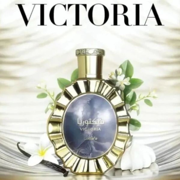 Victoria Lattafa Perfumes 100ML – Perfume Unisex Floral Gourmand con Toques de Limón Merengado y Vainilla