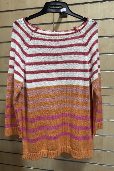 Jersey Rayas Multicolor – Punto Casual Mujer