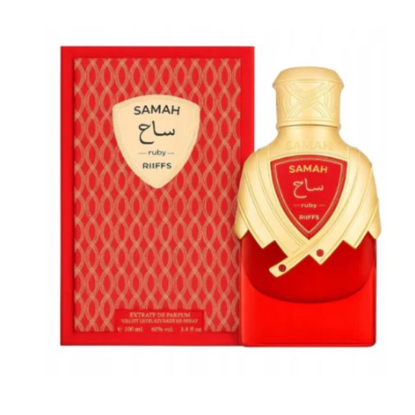 Samah Ruby Riiffs Perfumes Extrait de Parfum 100ML – Perfume Femenino Oriental Floral | Intenso, Dulce y Sofisticado