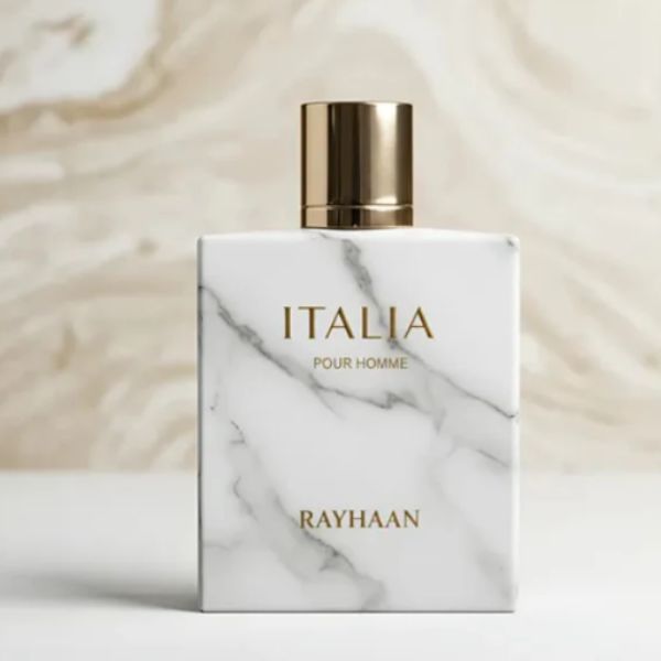 Rayhaan Italia 100ML – Perfume Masculino Oriental Amaderado | Elegante, Cálido y Sofisticado