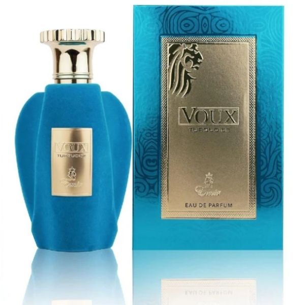 Voux Turquoise Paris Corner 100ML – Perfume Unisex Cítrico y Frutal con Vainilla, Ámbar y Almizcle Blanco