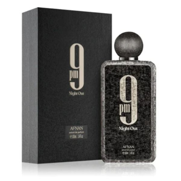 9 PM Night Out Afnan 100ML – Extracto de Perfume Unisex Oriental | Dulce, Licoroso y Nocturno