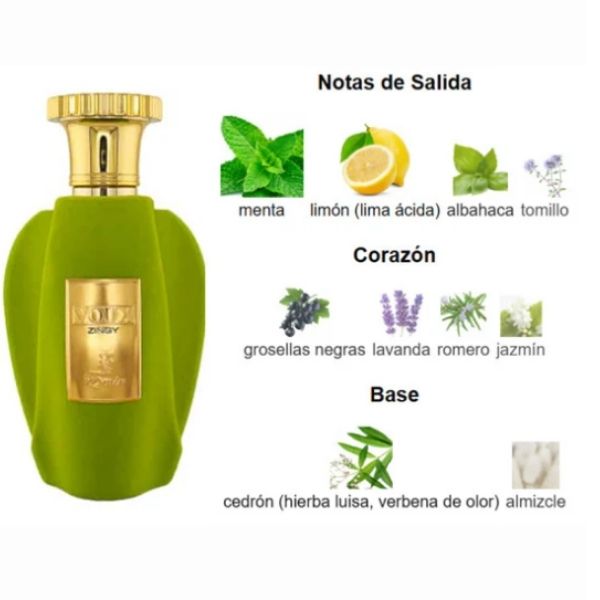 Emir Voux Zingy Paris Corner 100ML – Perfume Unisex Cítrico y Aromático con Albahaca, Jazmín y Almizcle