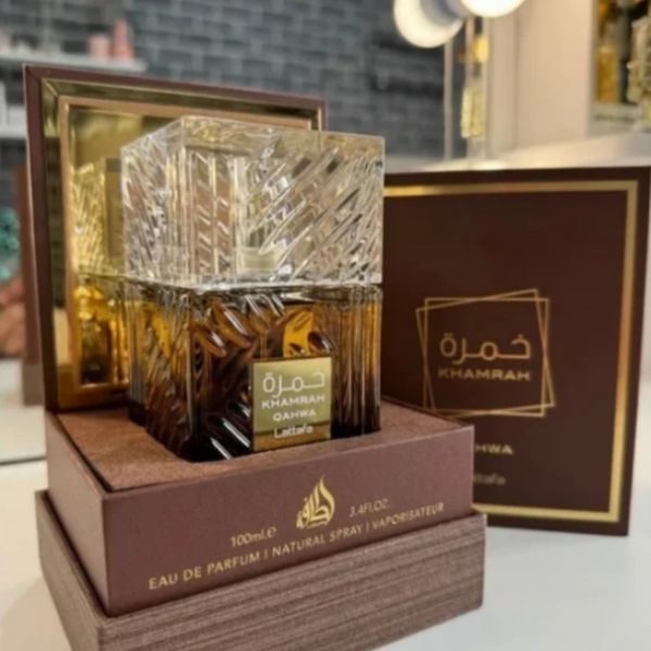 Khamrah Qahwa Lattafa 100ML – Perfume Unisex Oriental Vainilla | Café, Especias y Dulzura Gourmand