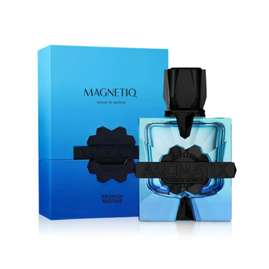 Aromatix X Magnetiq Extrait de Parfum – French Avenue 100ML | Perfume Unisex Amaderado Oriental con Bergamota, Iris y Vainilla