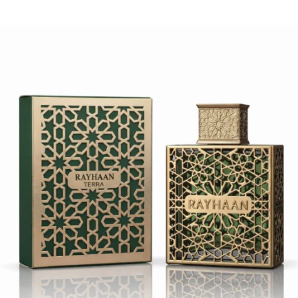 Terra Rayhaan 100ML – Perfume Hombre Oriental Especiado | Intenso, Resinoso y Poderoso