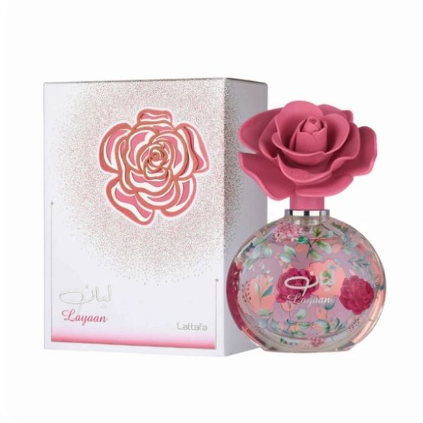 Layaan Lattafa Perfumes – Eau de Parfum 75ML | Fragancia Unisex Floral y Amaderada