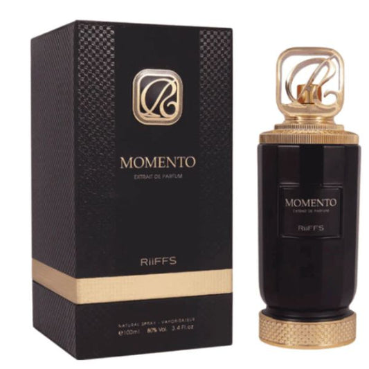 Momento Riiffs Perfumes 100ML – Perfume Unisex Amaderado y Especiado | Dulce, Oriental y Sofisticado