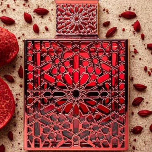 Crimson Rayhaan 100ML – Perfume Masculino Especiado con Cardamomo, Pachulí y Vainilla