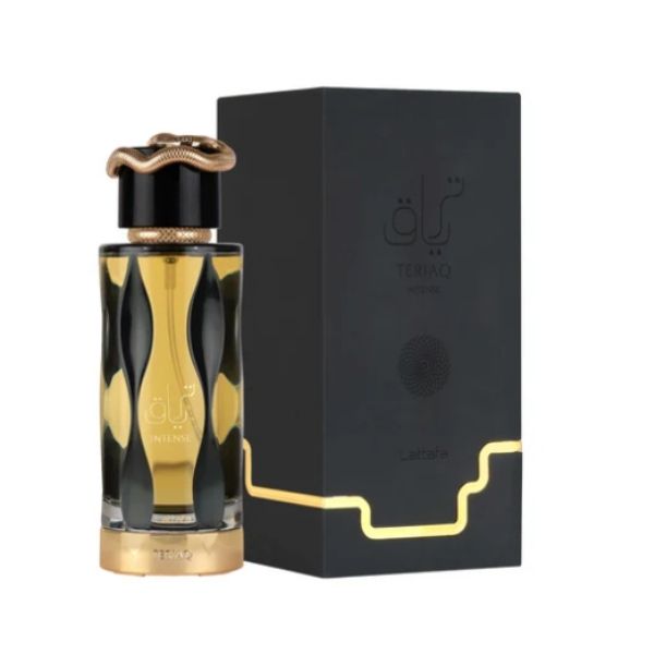 Teriaq Intense Lattafa 100ML - Perfume Árabe Unisex de Larga Duración y Elegancia Oriental