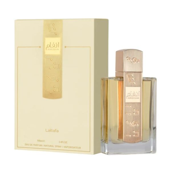 Perfume Angham Lattafa 100ML Unisex: Fragancia Árabe de Lujo y Elegancia Duradera