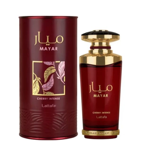 Mayar Cherry Intense Lattafa 100ML: Perfume Unisex Frutal y Floral de Larga Duración