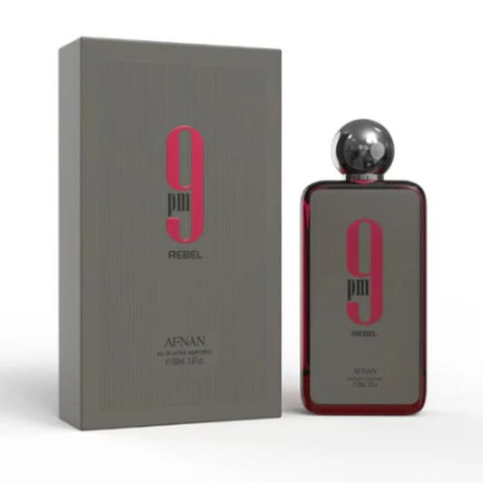9PM Rebel de Afnan 100ML | Perfume Unisex Intenso y Duradero para Noche y Día