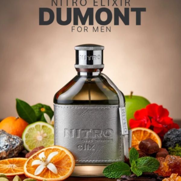 Nitro Elixir Dumont 100ML – Extracto de Perfume Masculino | Intenso, Dulce y Sofisticado