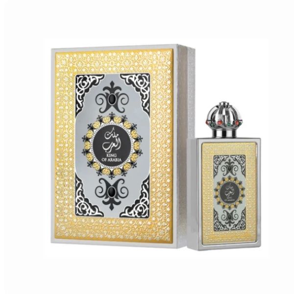 King of Arabia Lattafa Pride 100ML – Perfume Masculino Árabe con Oud, Ámbar y Cuero | Eau de Parfum