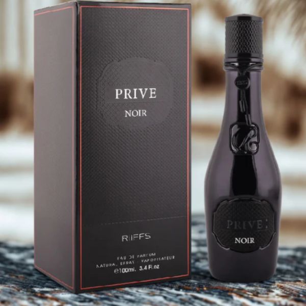 Prive Noir Riiffs Perfumes 100ML – Perfume Unisex Elegante con Grosellas Negras, Piña y Vainilla