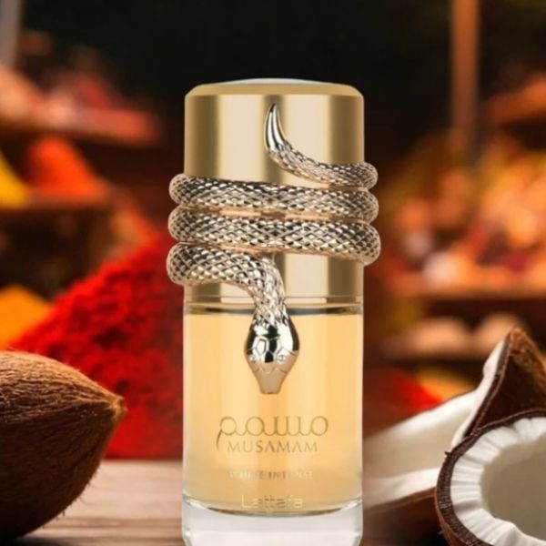 Musamam White Intense Lattafa Perfumes 100ML – Perfume Unisex Oriental Floral | Elegante, Cremoso y Duradero