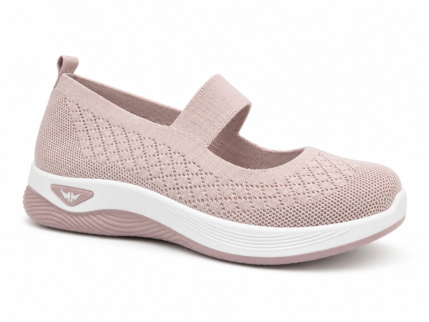 Bailarina Deportiva de Punto Rosa Nude – Ligera y Flexible